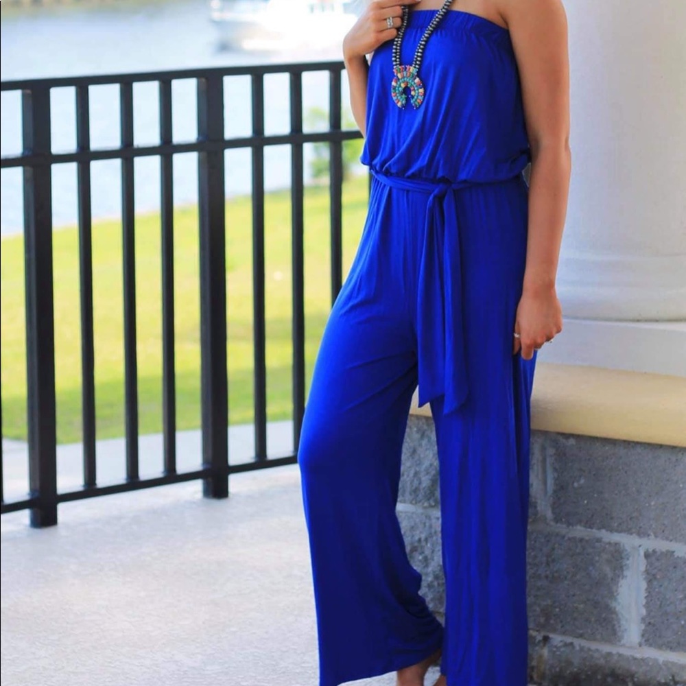 Royal Blue Jumpsuit ⚡️